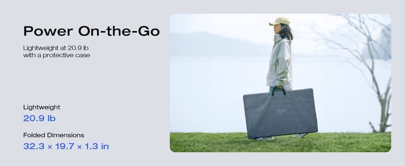 EF ECOFLOW Solar Generator 120V/3.6KWh DELTA Pro with 400W Portable Solar Panel, 23% High Efficiency, 5 AC Outlets, 3600W Portable Power Station for Home Backup Outdoors Camping RV Emergency