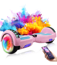 Self Balancing Scooters with Bluetooth & Corlorful LED Lights, Gifts for Kids & Adults & Girls & Boys, for All Ages