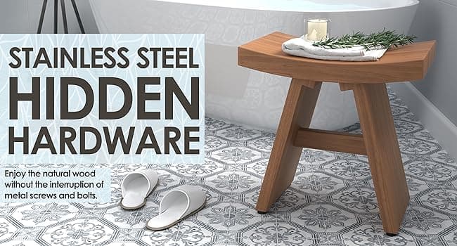 AquaTeak The Original 18" Asia Teak Shower Bench