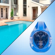 POOL BLASTER Max Cordless Pool Vacuum for Deep Cleaning & Strong Suction, Handheld Rechargeable Swimming Pool Cleaner for Inground and Above Ground Pools, Hoseless Pool Vac by Water Tech