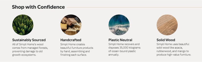 SIMPLIHOME Monroe SOLID ACACIA WOOD 22 inch Wide Square Rustic End Side Table in Distressed Charcoal Brown for the Living Room and Bedroom