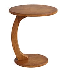 Tribesigns Rustic Wood End Table, 2 Tiered Square Side Table with Storage Shelf, Industrial Sofa Side Table for Living Room, Entrance (Rustic Brown) (1)