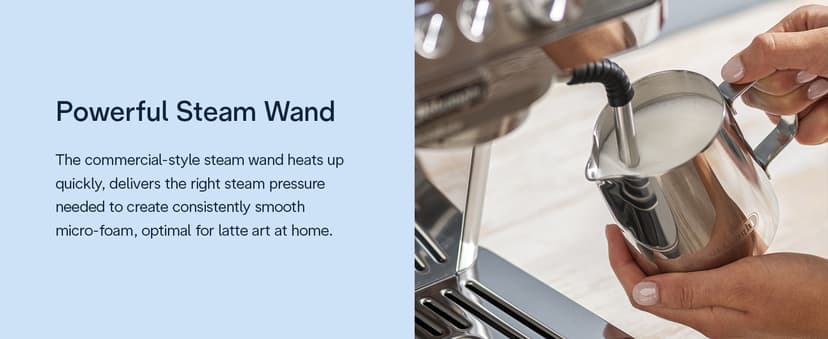 De'Longhi La Specialista Arte Evo Espresso Machine - Compact Cold Brew Coffee Maker with Grinder, Frother, Variable Temp Control & Tamping Tools - Home Barista Kit for Lattes, Cappuccinos, Iced Coffee