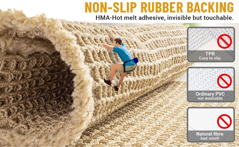 Large Waffle Bath Mat Set, Non Slip Bathroom Mat Set, Ultra Absorbent Bath Mats for Bathroom Decor, Extra Soft Floor Bathroom Rugs Sets 2 Piece, Washable Bath Rugs (20"×47" and 16"×24")