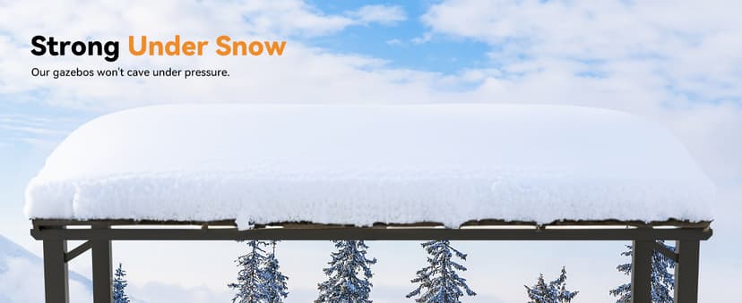 Hardtop Grill Gazebo 6'x12'with Side Shelf, Outdoor Gazebo with Bottle Opener & Hooks, Grill Canopy with Sturdy Rustproof Design for Backyard, Garden, Patio,Black