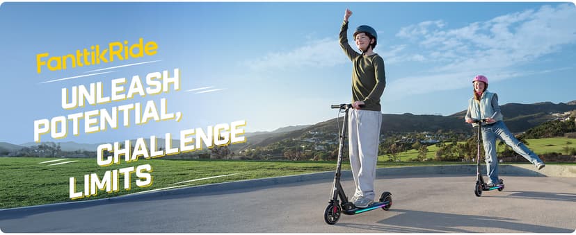 FanttikRide T9 Apex Electric Scooter for Kids 4.3-5.6 ft, 200 W Motor, LED Colorful Lights with Bluetooth Music Speaker, 7/10/12 MPH Digital Display, Adjustable Height, Foldable, Up to 40 mins