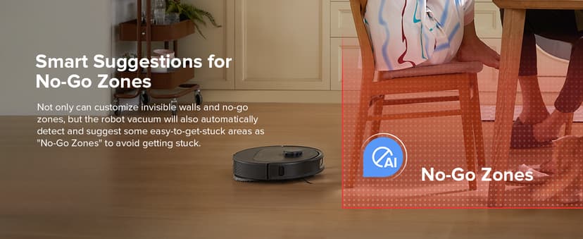 roborock Qrevo Series Robot Vacuum and Mop, 8000Pa Suction, Upgraded from Qrevo S, Anti-Tangle Brushes, Smart Obstacle Avoidance, Auto Mop Washing, All-in-One Dock, 200RPM Spinning Mops, Black(QV 35A)
