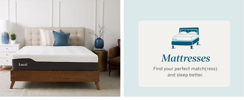 LUCID 4 Inch Gel Memory Foam Mattress Topper-Ventilated Design-Ultra Plush-Queen