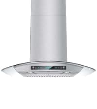 IKTCH 36-inch Wall Mount Range Hood 900 CFM Ducted/Ductless Convertible, Kitchen Chimney Vent Stainless Steel with Gesture Sensing & Touch Control Switch Panel, 2 Pcs Adjustable Lights(IKP02-36'')