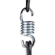 3-Seat Patio Swing Chair, Outdoor Porch Swing with Adjustable Canopy and Durable Steel Frame for Patio, Garden, Poolside(Brown)