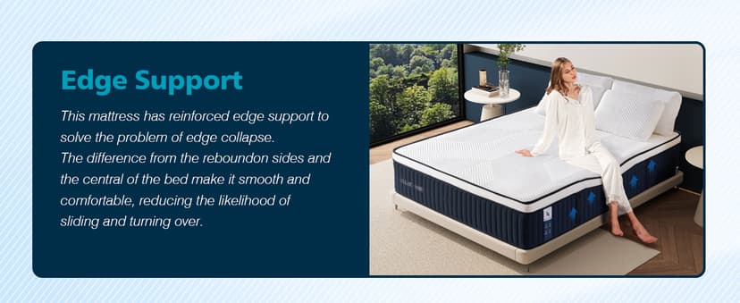 Queen Mattress, DIGLANT 14Inch Euro Top Memory Foam Hybrid Mattress, Medium Plush Feel Pocket Springs Queen Size Mattress for Pressure Relief, Edge Support Mattress in Box, CertiPUR-US, 60"*80"