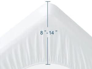 ELEMUSE Queen Size Dual Layer 3 Inch Memory Foam Mattress Topper, 2 Inch Cooling Gel Memory Foam and 1 Inch Thick Soft Pillow Top Mattress Pad Cover for Back Pain Relief, Bed Topper for Side Sleep