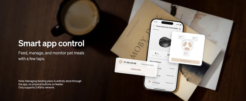 PETLIBRO Automatic Cat Feeder Wet Food with Stainless Steel Bowl, Refrigerated Auto Cat Feeder with Semiconductor Cooling, 3 Fresh Meals for 3 Days, App-Controlled Pet Food Dispenser, Easy to Clean