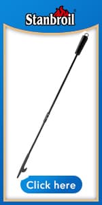 Stanbroil Large Ceramic Gas Logs, 10 Piece Set of Decoration Ceramic Wood Logs for All Types of Ventless, Gel, Ethanol, Electric, Gas Inserts, Propane, Indoor or Outdoor Fireplaces & Fire Pits