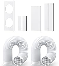 Dreo Portable Air Conditioners, 8000 BTU ASHRAE (5000 BTU DOE) Smart AC Unit for Bedroom with Drainage-free Cooling, 45dB Quiet, APP/Voice/Remote, Portable AC for Room Indoors, AC318S