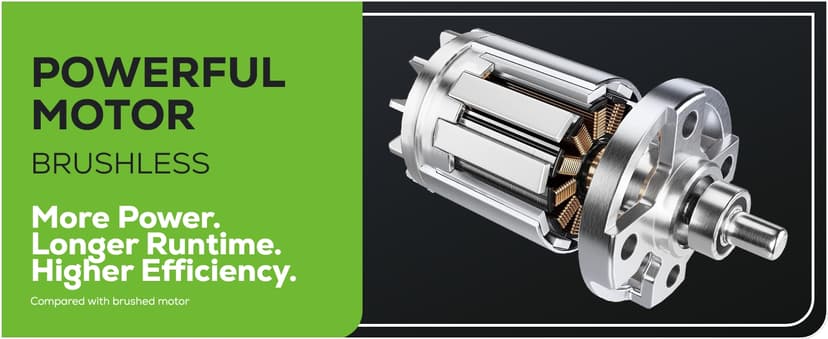 Greenworks 60V (610 CFM / 130 MPH) Cordless Leaf Blower, High Power, Lightweight & Quiet Operation for Wet Leaves, Driveways and Dense Gravel, Includes 2.5Ah Battery & 5A Rapid Charger