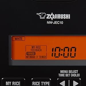 Zojirushi NW-JEC10BA Pressure Induction Heating (IH) Rice Cooker & Warmer, 5.5-Cup, Made in Japan