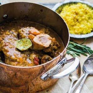 Mauviel M'Heritage 150 S 1.5mm Polished Copper & Stainless Steel 14-Piece Cookware Set With Cast Stainless Steel Handles And Curved Lid, Made In France