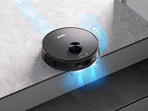 Robot Vacuum and Mop, Mapping Robotic Vacuums Cleaner with LiDAR Navigation Smart & Strong Suction, WiFi/App/Alexa/Voice Control, Obstacle Avoidance, for Home, Wood/Hard Floors, Pet Hair -Grey