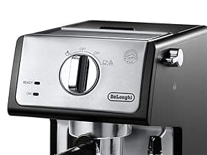 De'Longhi 15-Bar Pump Espresso Machine with Milk Frother & Temperature Control - Compact Home Barista Coffee Maker for Espresso, Latte, Cappuccino & Iced Coffee, Easy to Clean Design