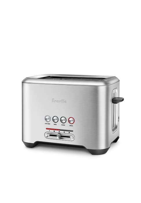 Breville Die-Cast Smart Toaster, 2-Slice, Brushed Stainless Steel