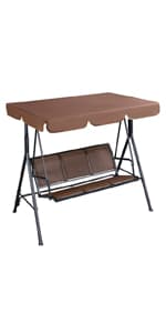 Yaheetech 3-Piece Outdoor Bistro Set w/Leaf Design, Rust-Resistant Cast Aluminum Table and Chairs for Balcony Backyard Garden