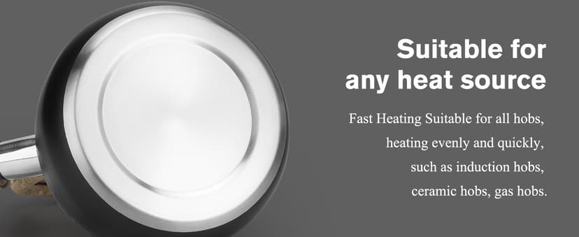 Tea Kettle Stovetop,2.5QT Stainless Steel Whistling Teapot for Stove Top Aesthetic,Portable Water Kettles Camping with Anti-hot Silicone Handle,Suitable for All Heat Sources,Black