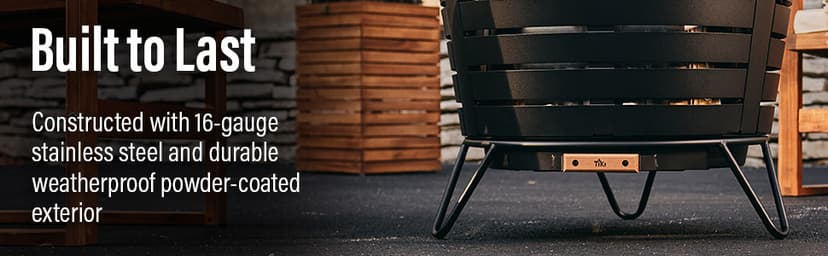 25-Inch Smokeless Patio Fire Pit, Wood Burning with Removable Ash Pan & Weather-Resistant Cover, Modern Black Design – Ideal Outdoor Smokeless Fire Pit for Backyard & Patio