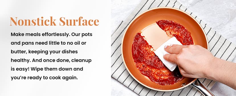 Gotham Steel True 20 Pc Ceramic Cookware Set Nonstick, Ceramic Pots and Pans Set Non Stick with Deep Square Pan Set & Bakeware Set, Non Toxic PFOA PFOS Free, Oven & Dishwasher Safe, No Cheater Pieces