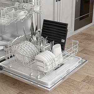 IKTCH 36 inch Black Wall Mount Range Hood, 900 CFM Ducted/Ductless Stainless Steel Vent Hood with Gesture Sensing & Touch Control Switch Panel, 2 Pcs Adjustable Lights(IKP02-36-BSS)