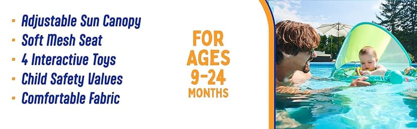 SwimWays Baby Spring Float Splash N Play