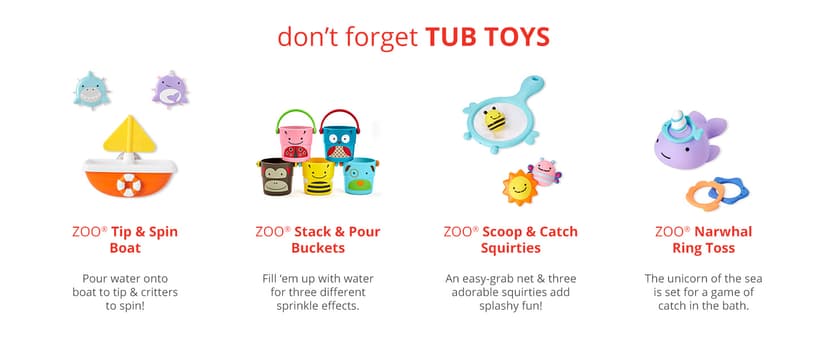 Skip Hop Baby Bath Tub, Moby Recline and Rinse