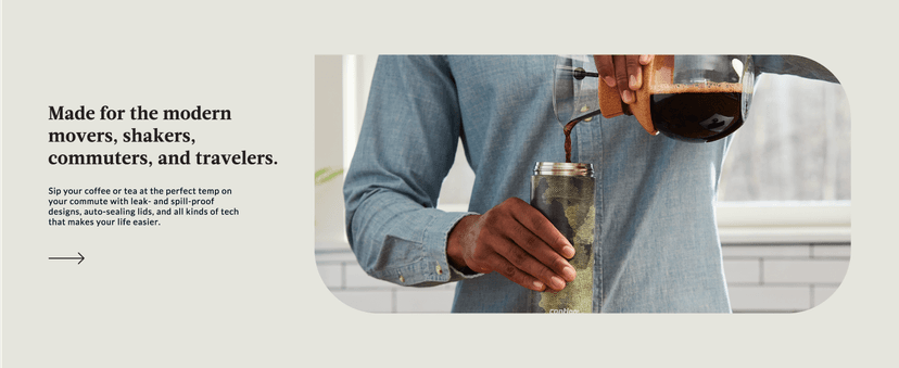 Contigo Byron Vacuum-Insulated Stainless Steel Travel Mug, 20oz - Leak-Proof Lid, BPA-Free, Blue Corn - Perfect Reusable Cup for Coffee or Water; hot and cold beverage holder