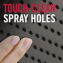 Delta Modern 14 Series Square Rain Shower System Faucet Set, Rainfall Brushed Gold Shower Head and Handle Set, Valve Trim Kit, 10 Inch, Champagne Bronze 342701-CZ