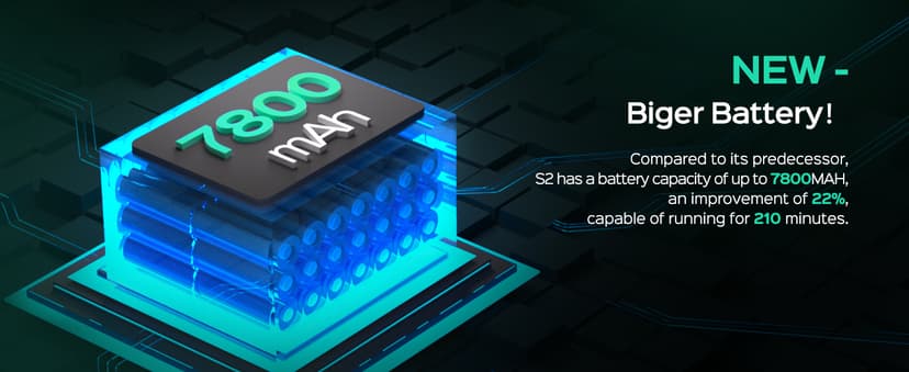 WYBOT S2 Cordless Robotic Pool Cleaner, Smart Navigation Inground Pool Vacuum Lasts 180 Mins, Wall Climbing & Waterline Cleaning for Pools up to 3229 Sq.ft, Switch/App Mode, Dual Filtration