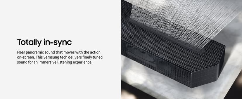 SAMSUNG HW-Q600C 3.1.2ch Soundbar w/Dolby Audio, Q-Symphony, Adaptive Sound, HDMI eARC, Game Mode Pro, Bluetooth, Acoustic Beam, Tap Sound