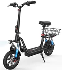iScooter Electric Scooter, 10" Tires, 800W Motor E-Scooter Up to 25/28 Miles Range, Top Speed 24/28 MPH, Adjustable Handlebar Height, Folding Commuting Electric Scooter for Adults-(Optional Seat)