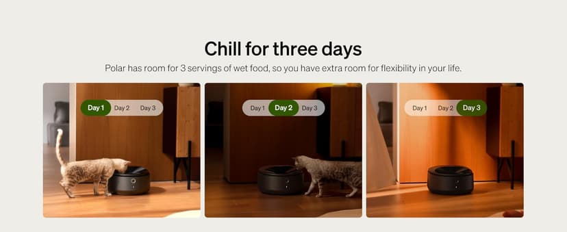 PETLIBRO Automatic Cat Feeder Wet Food with Stainless Steel Bowl, Refrigerated Auto Cat Feeder with Semiconductor Cooling, 3 Fresh Meals for 3 Days, App-Controlled Pet Food Dispenser, Easy to Clean