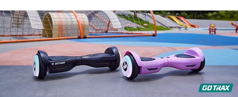 Gotrax Hoverboard with 6.5" LED Wheels & Headlight, Max 4/5 Miles Range, 6.2mph Power by Dual Brushless Motor, UL2272 Certified and 50.4Wh/65.52Wh Battery Self Balancing Scooters for 44-176lbs Kids