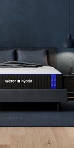 Nectar Hybrid California King Mattress 12 Inch - Medium Firm Gel Memory Foam - Steel Springs - Cooling Technology - 365-Night Trial - Forever Warranty