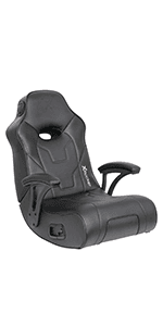 X Rocker Video Gaming Floor Rocker Chair, Built-in Audio, College Dorm Essentials for Guys and Girls, Gamers, Bedroom, Dorm Room Essentials, Foldable