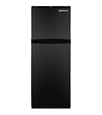 RV Refrigerator, Black, 7.6 cu.ft. | 12V | Compact RV Fridge | Customizable Controls | Space-Saving Design | R-780BK-12V