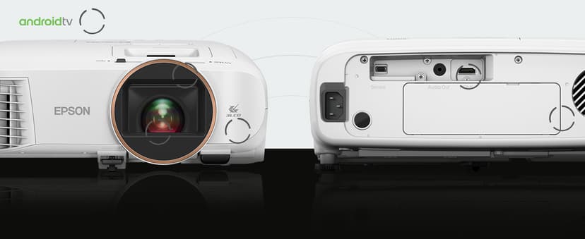 Epson Home Cinema 2250 3LCD Full HD 1080p Projector with Android TV, Streaming Projector, Home Theater Projector, 10W Speaker, Image Enhancement, Frame Interpolation, 70,000:1 contrast ratio, HDMI