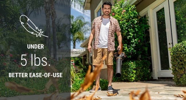 WORX 20V Cordless Leaf Blower WG547, Electric Blower, Powerful Turbine Fan Technology, 2-Speed Control, for One-Hand Operation, PowerShare – 1pc 2.0 Ah Battery and 1pc 0.4 A Charger Included