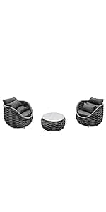 TWT Egg Swing Chair with Stand Hanging Egg Chair Outdoor - Rattan Wicker Patio Hanging Basket Chair Hammock Chair with Metal Frame and UV Resistant Cushion for Indoor Bedroom Balcony (Beige)