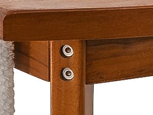 Utoplike Teak Shower Bench Seat with Handles, Portable Wooden Spa Bathing Stool with Storage Towel Shelf, 22" x 13" x 18.6", Perfect for Indoor and Outdoor Use