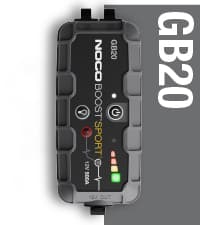 NOCO Boost GB20: 500A UltraSafe Jump Starter – 12V Lithium Battery Booster Pack, Portable Jump Box, Power Bank & Jumper Cables - for 4.0L Gas Engines
