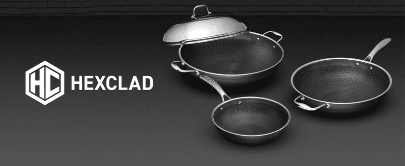 HexClad Hybrid Nonstick 12-Inch Wok, Stay-Cool Handle, Dishwasher-Friendly, Oven-Safe Up to 900°F, Induction Ready, Compatible with All Cooktops