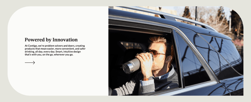 Contigo Byron Vacuum-Insulated Stainless Steel Travel Mug, 20oz - Leak-Proof Lid, BPA-Free, Blue Corn - Perfect Reusable Cup for Coffee or Water; hot and cold beverage holder