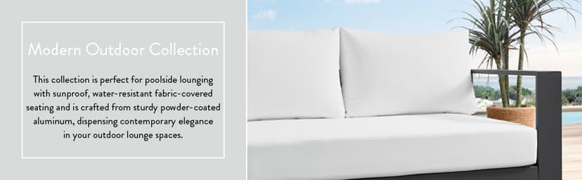 Modway Tahoe Aluminum Outdoor Patio Sofa in Gray White